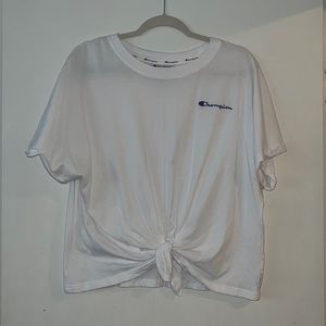 XL Champion tie front tee